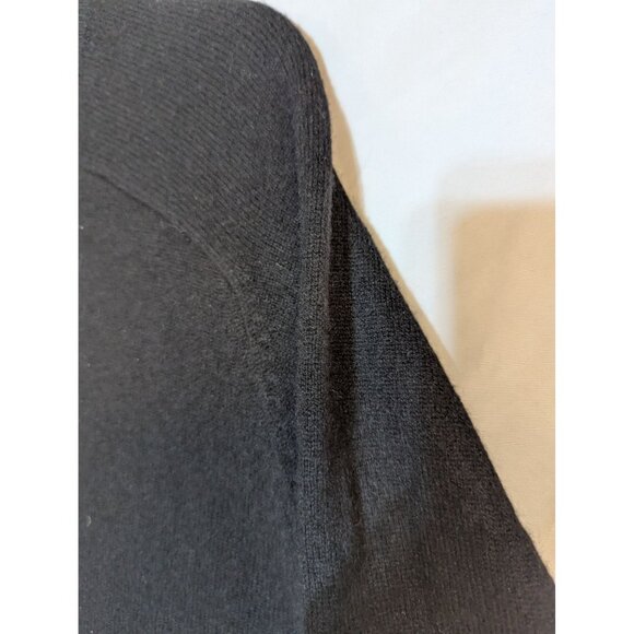 Mendocino Mens Black V-Neck Sweater 100% Cashmere Medium - Picture 2 of 5